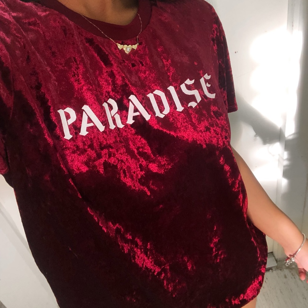 Velvet Paradise Tshirt Top